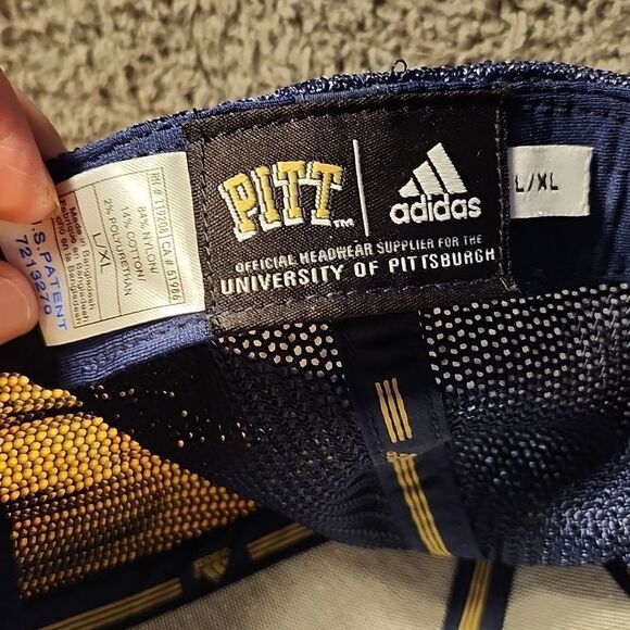 Adidas University of Pittsburgh Pitt Panthers Footbal Stretchfit Trucker Hat - Picture 7 of 7